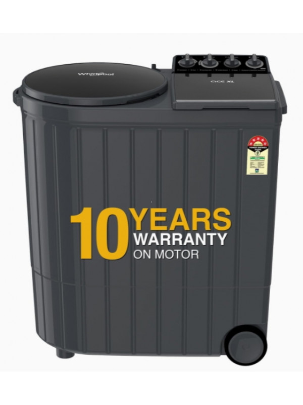 Washing Machine: Whirlpool 11Kg Semi-Automatic Top Loading Washing Machine (Ace XL 11, Graphite Grey (10YR)